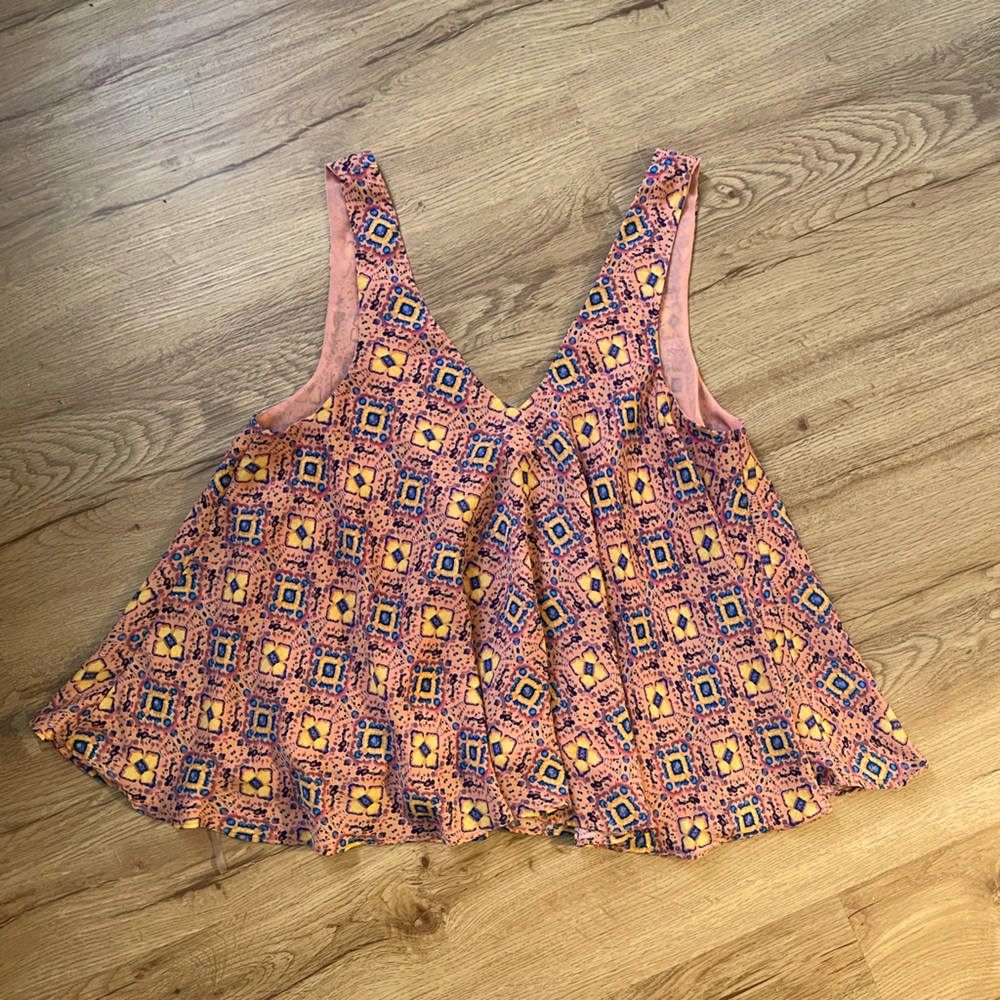 Bohemian Cropped Relaxed Tank
